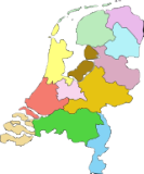Mapa Nizozem