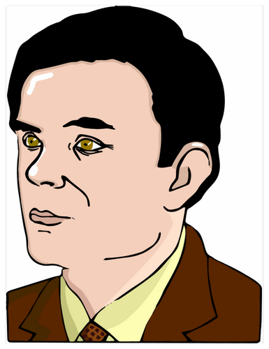 Vektorov obrzek, ilustran klipart Alan Turing zdarma ke staen, Osobnosti vektor do vaich dokument