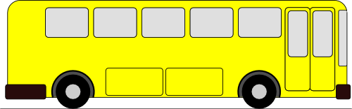 Vektorov obrzek, ilustran klipart Autobus zdarma ke staen, Doprava vektor do vaich dokument