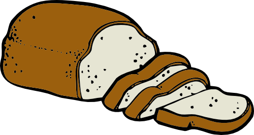 Vektorov obrzek, ilustran klipart Chleba zdarma ke staen, Jdlo vektor do vaich dokument
