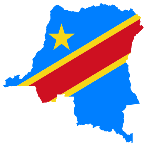 Vektorov obrzek, ilustran klipart Demokratick republika Kongo zdarma ke staen, Mapy vektor do vaich dokument