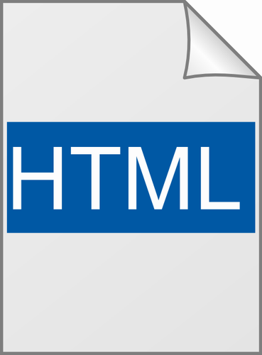 Vektorov obrzek, ilustran klipart HTML formt zdarma ke staen, Symboly vektor do vaich dokument