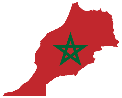 Vektorov obrzek, ilustran klipart Mapa Maroka zdarma ke staen, Mapy vektor do vaich dokument