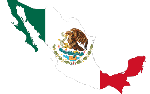 Vektorov obrzek, ilustran klipart Mexiko zdarma ke staen, Mapy vektor do vaich dokument