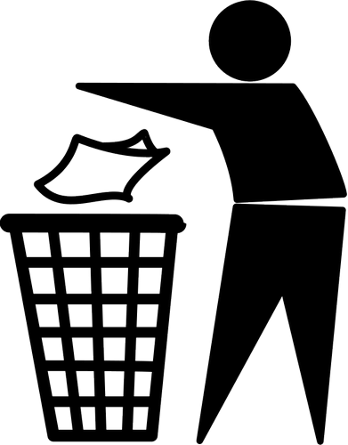 Vektorov obrzek, ilustran klipart Odpadky zdarma ke staen, Symboly vektor do vaich dokument