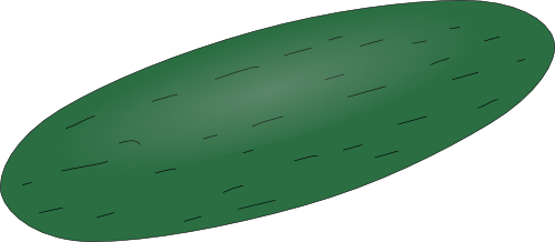Vektorov obrzek, ilustran klipart Okurka zdarma ke staen, Zelenina vektor do vaich dokument