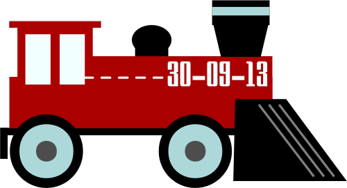 Vektorov obrzek, ilustran klipart Parn lokomotiva zdarma ke staen, Doprava vektor do vaich dokument