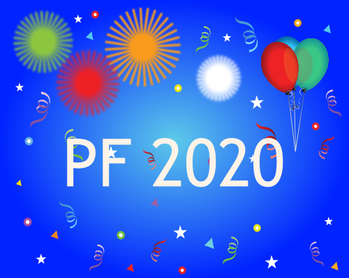Vektorov obrzek, ilustran klipart PF 2020 zdarma ke staen, Vnoce vektor do vaich dokument