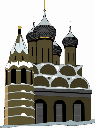 Vektorov obrzek, ilustran klipart Pravoslavn kostel zdarma ke staen, Nboenstv vektor do vaich dokument
