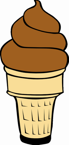 Vektorov obrzek, ilustran klipart Toen zmrzlina zdarma ke staen, Jdlo vektor do vaich dokument