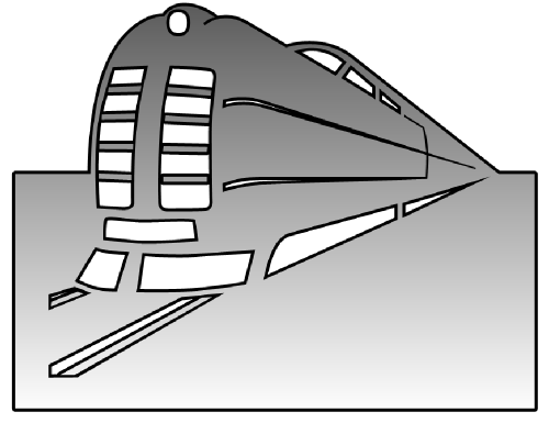 Vektorov obrzek, ilustran klipart Vlak zdarma ke staen, Doprava vektor do vaich dokument