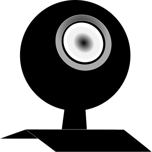 Vektorov obrzek, ilustran klipart Web kamera zdarma ke staen, Pstroje vektor do vaich dokument