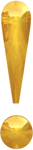 Vektorov obrzek, ilustran klipart Zlat vykink zdarma ke staen, Symboly vektor do vaich dokument