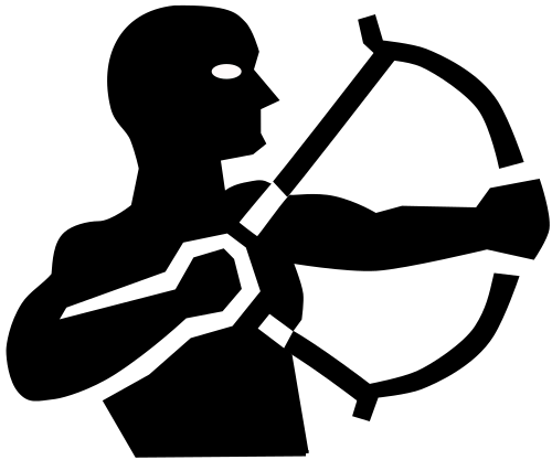 Vektorov obrzek, ilustran klipart Znamen stelec zdarma ke staen, Symboly vektor do vaich dokument