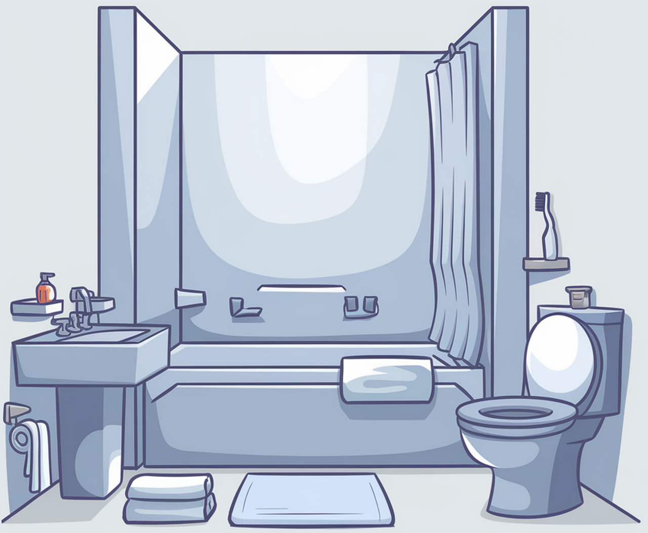 Klipart  Modern� koupelna