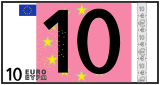 Vektorový obrázek, ilustrační klipart 10 Euro ke stažení, Symboly vektorový obrázek pro vaše dokumenty