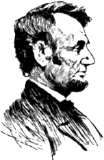 Vektorový obrázek, ilustrační klipart Abraham Lincoln ke stažení, Osobnosti vektorový obrázek pro vaše dokumenty