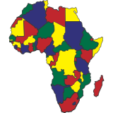 Vektorov obrzek, ilustran klipart Afrika mapa ke staen, Mapy vektorov obrzek pro vae dokumenty