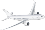 Vektorový obrázek, ilustrační klipart Airbus ke stažení, Doprava vektorový obrázek pro vaše dokumenty