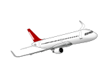 Vektorový obrázek, ilustrační klipart Airbus A320 ke stažení, Doprava vektorový obrázek pro vaše dokumenty