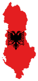 Vektorový obrázek, ilustrační klipart Albánie ke stažení, Mapy vektorový obrázek pro vaše dokumenty