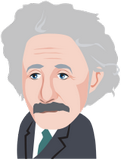 Vektorový obrázek, ilustrační klipart Albert Einstein ke stažení, Osobnosti vektorový obrázek pro vaše dokumenty