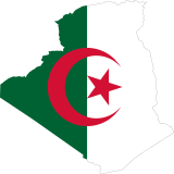 Vektorový obrázek, ilustrační klipart Alžírsko ke stažení, Mapy vektorový obrázek pro vaše dokumenty