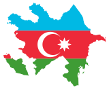 Vektorový obrázek, ilustrační klipart Azerbajdžán ke stažení, Mapy vektorový obrázek pro vaše dokumenty