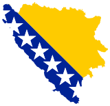 Vektorový obrázek, ilustrační klipart Bosna a Hercegovina ke stažení, Mapy vektorový obrázek pro vaše dokumenty