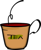 Vektorový obrázek, ilustrační klipart Čaj ke stažení, Nápoje vektorový obrázek pro vaše dokumenty