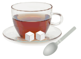 Vektorový obrázek, ilustrační klipart Čaj s cukrem ke stažení, Nápoje vektorový obrázek pro vaše dokumenty