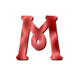 Vektorový obrázek, ilustrační klipart Červené M ke stažení, Symboly vektorový obrázek pro vaše dokumenty