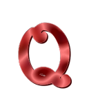 Vektorový obrázek, ilustrační klipart Červené Q ke stažení, Symboly vektorový obrázek pro vaše dokumenty