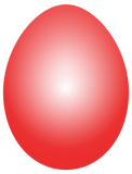 Vektorový obrázek, ilustrační klipart Červené vajíčko ke stažení, Velikonoce vektorový obrázek pro vaše dokumenty