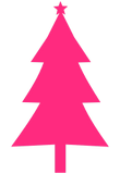 Vektorový obrázek, ilustrační klipart Červený stromeček ke stažení, Vánoce vektorový obrázek pro vaše dokumenty