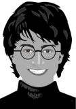 Vektorový obrázek, ilustrační klipart Daniel Radcliffe ke stažení, Osobnosti vektorový obrázek pro vaše dokumenty