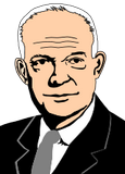 Vektorový obrázek, ilustrační klipart Dwight Eisenhower ke stažení, Osobnosti vektorový obrázek pro vaše dokumenty
