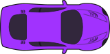 Fialové auto