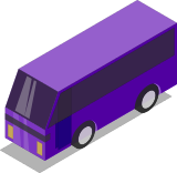 Fialový autobus
