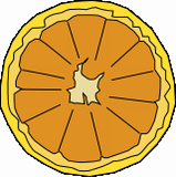 Vektorový obrázek, ilustrační klipart Grapefruit ke stažení, Ovoce vektorový obrázek pro vaše dokumenty
