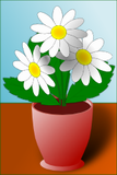 Vektorový obrázek, ilustrační klipart Jarní květina ke stažení, Květiny vektorový obrázek pro vaše dokumenty