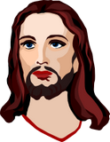 Vektorový obrázek, ilustrační klipart Ježíš Kristus ke stažení, Náboženství vektorový obrázek pro vaše dokumenty