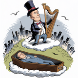 Karikatura pohbu