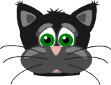 Vektorový obrázek, ilustrační klipart Kočka ke stažení, Zvířata vektorový obrázek pro vaše dokumenty