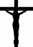 Vektorový obrázek, ilustrační klipart Kristus na kříži ke stažení, Náboženství vektorový obrázek pro vaše dokumenty