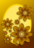 Vektorový obrázek, ilustrační klipart Květinové blahopřání ke stažení, Láska vektorový obrázek pro vaše dokumenty