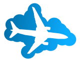 Vektorový obrázek, ilustrační klipart Letadlo ke stažení, Symboly vektorový obrázek pro vaše dokumenty