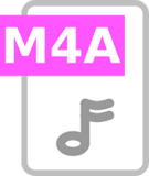 Vektorový obrázek, ilustrační klipart M4A ke stažení, Symboly vektorový obrázek pro vaše dokumenty