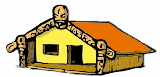 Vektorový obrázek, ilustrační klipart Maorský dům ke stažení, Stavby vektorový obrázek pro vaše dokumenty