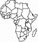Vektorový obrázek, ilustrační klipart Mapa Afriky ke stažení, Mapy vektorový obrázek pro vaše dokumenty
